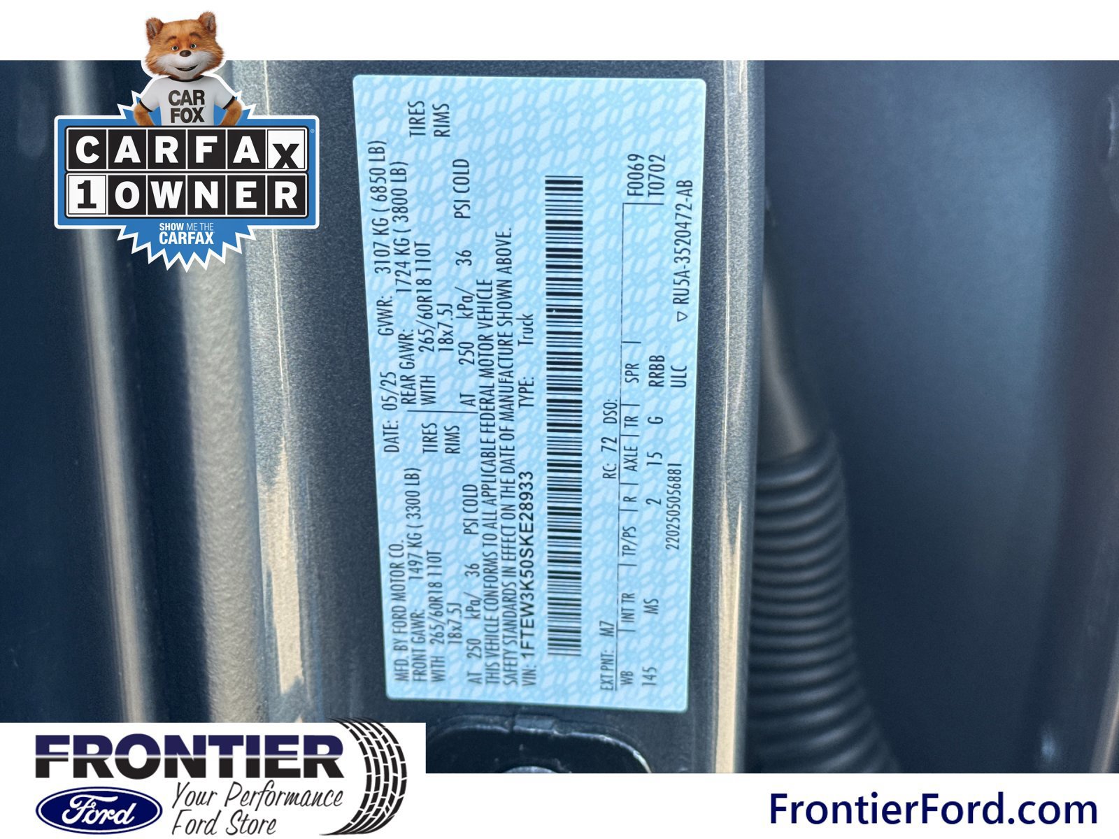 Certified 2025 Ford F150 XLT w/ Equipment Group 301A Standard RWD image 27