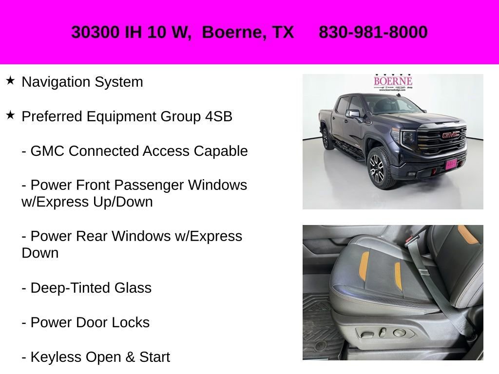 Used 2023 GMC Sierra 1500 AT4 w/ Technology Package image 11