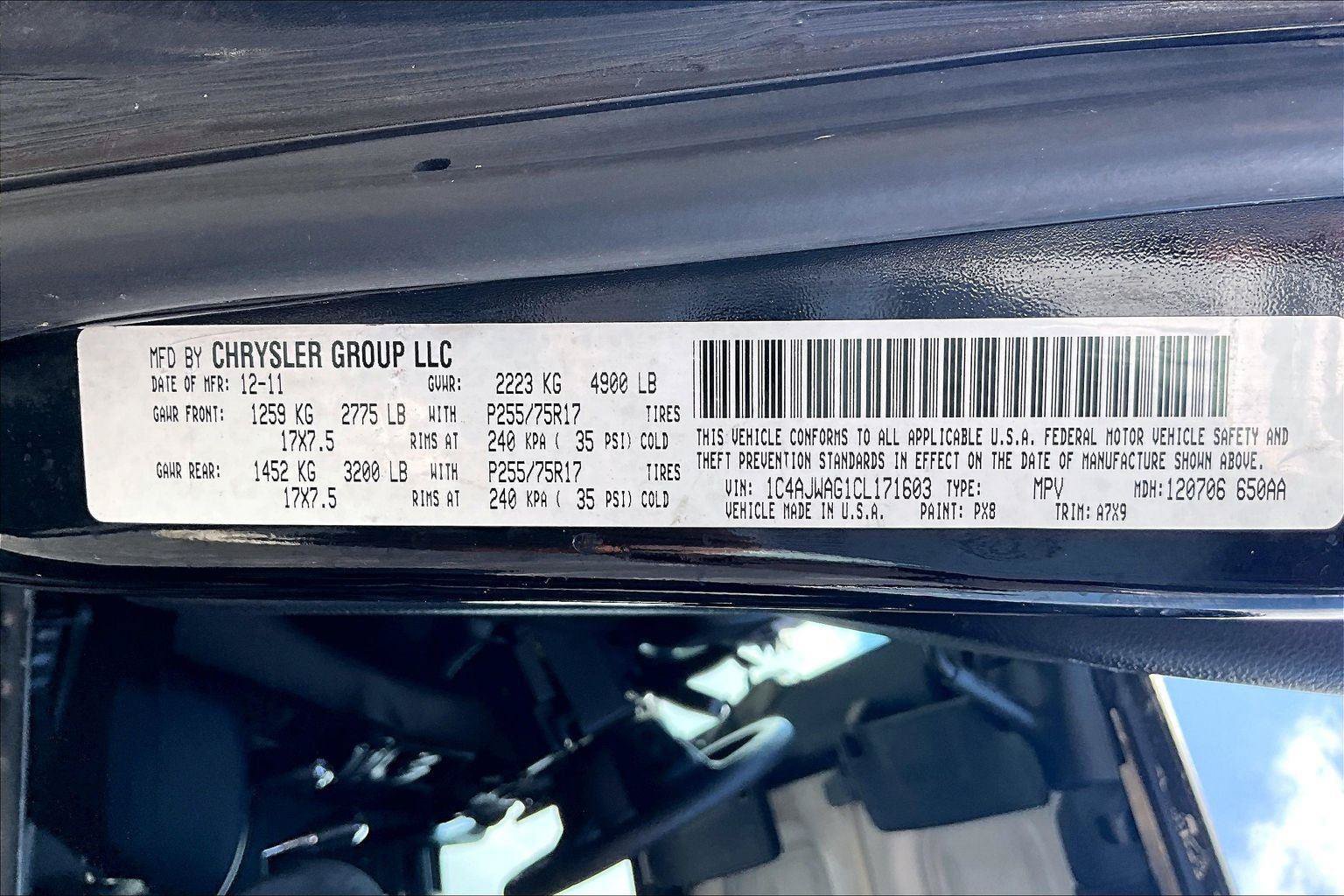 Used 2012 Jeep Wrangler Sport AWD/4WD image 19