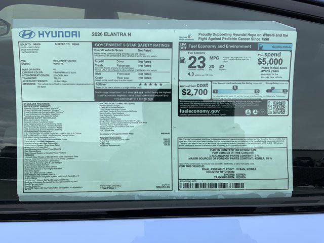 New 2026 Hyundai Elantra N image 13