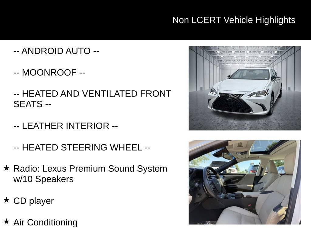 Used 2020 Lexus ES 350 w/ Premium Package FWD image 24