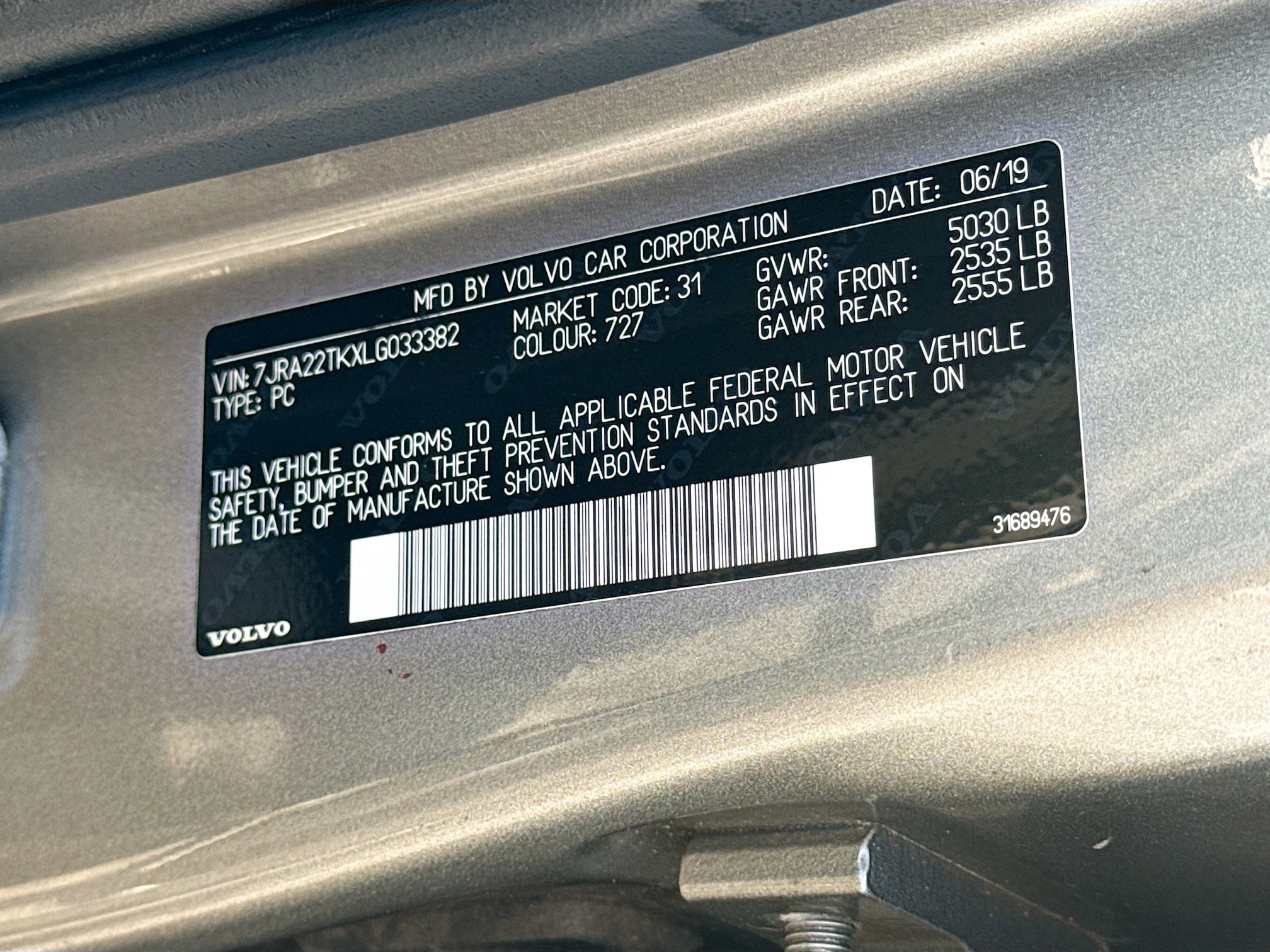 Used 2020 Volvo S60 T6 Momentum image 42