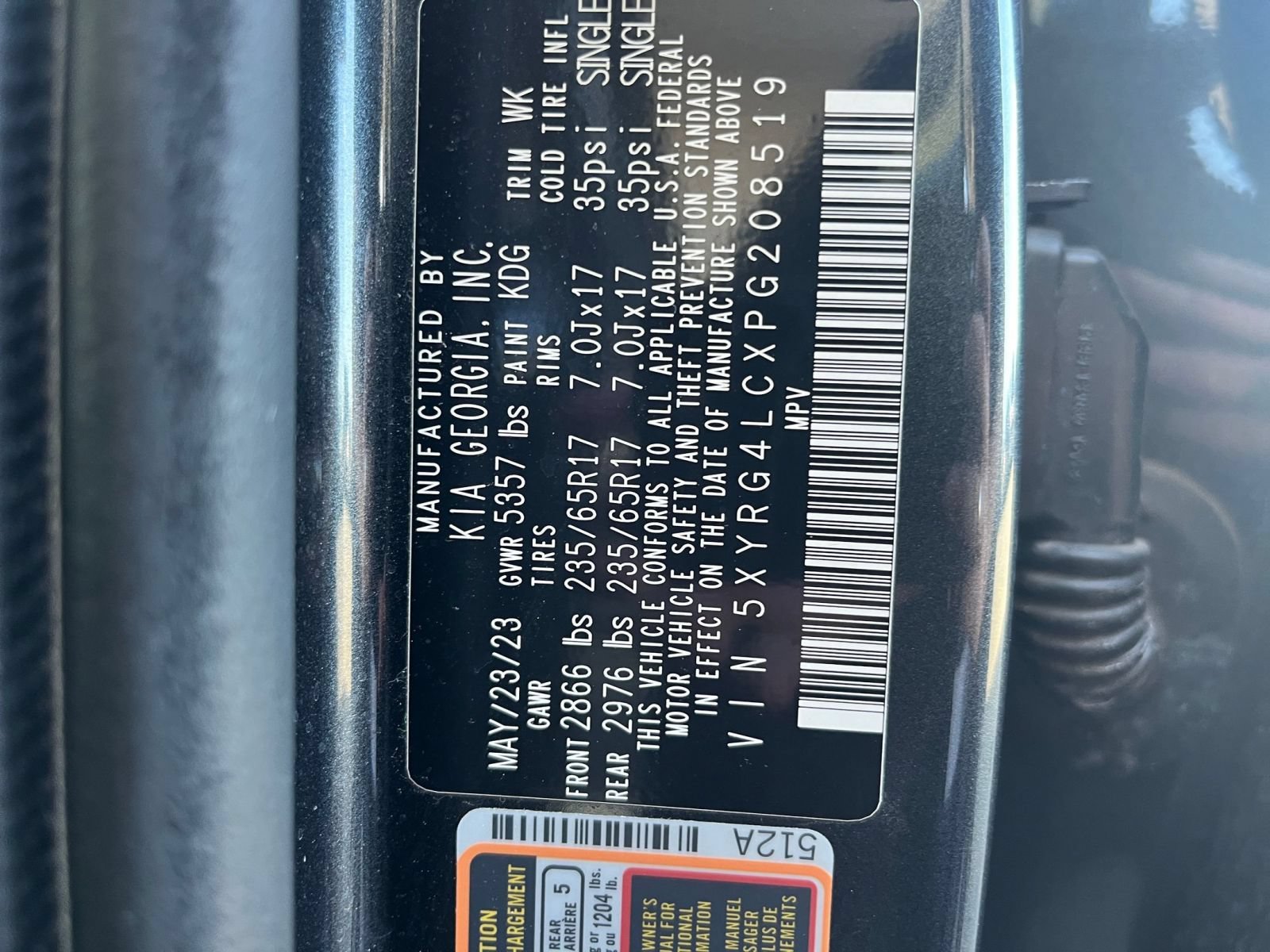 Used 2023 Kia Sorento LX FWD image 30