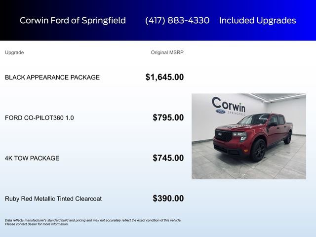 New 2025 Ford Maverick XLT w/ Black Appearance Package image 5