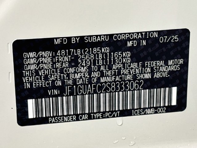 Certified 2025 Subaru Impreza 2.0i Sport AWD/4WD image 30