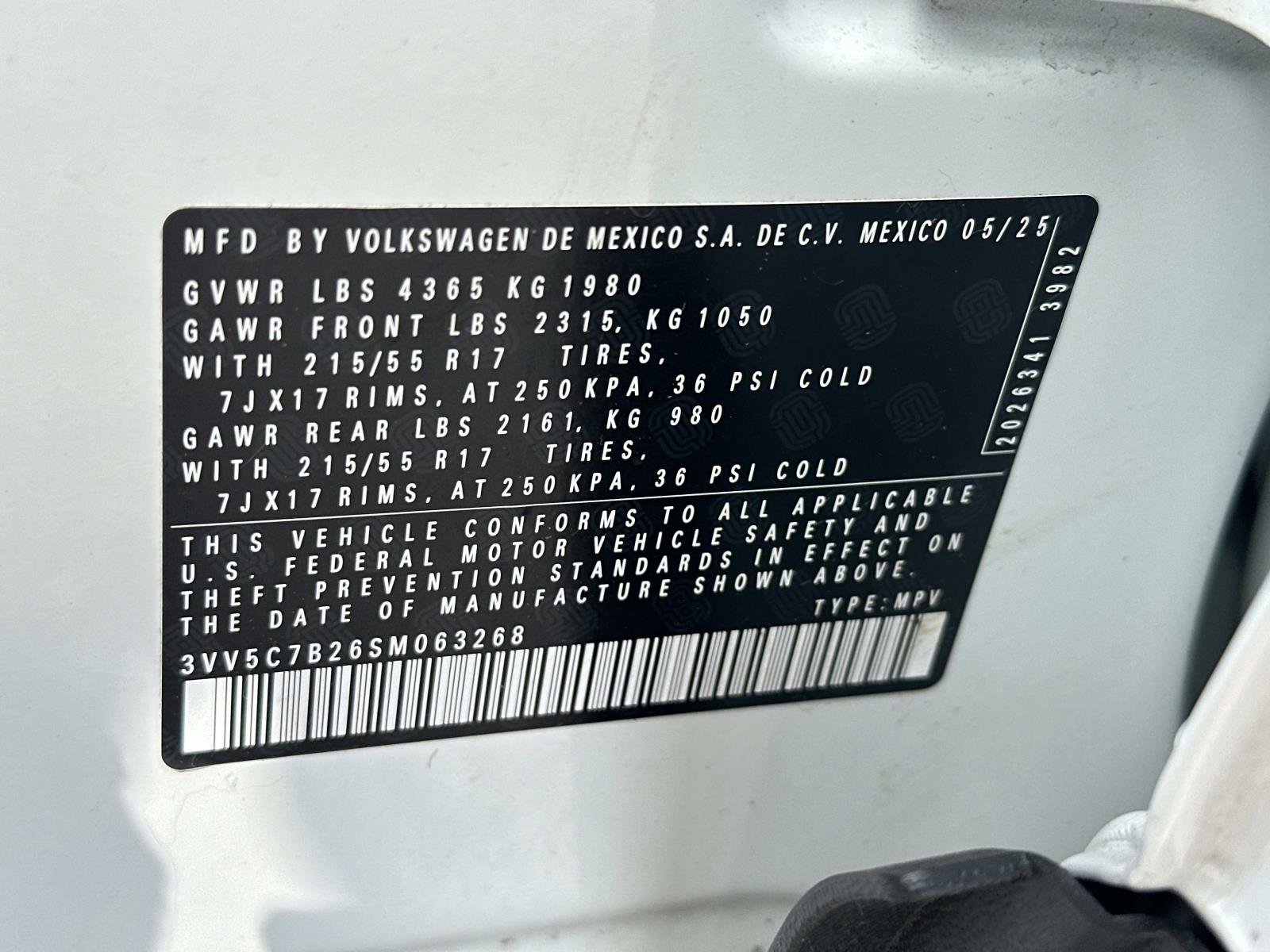 Used 2025 Volkswagen Taos S FWD image 17