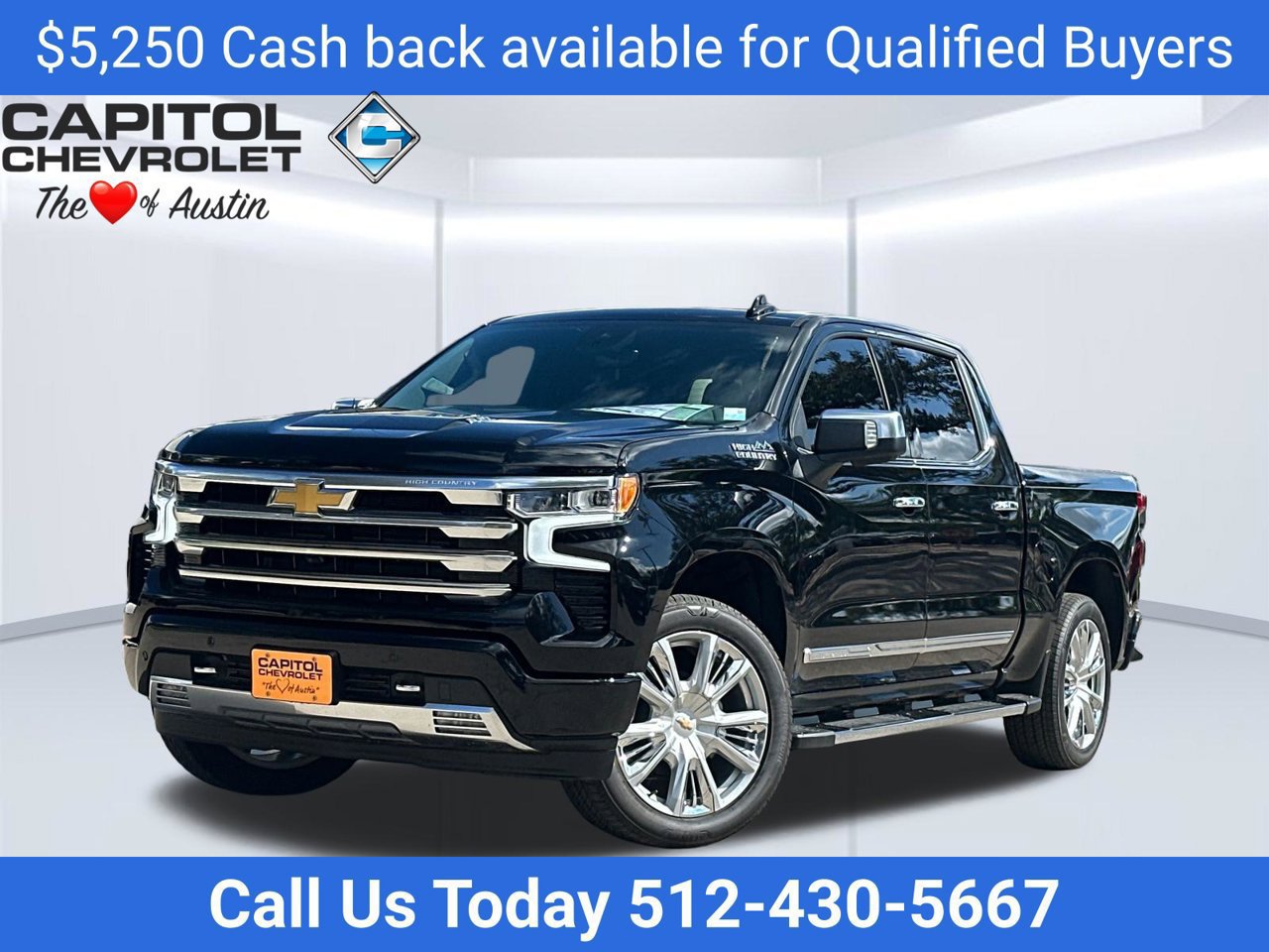New 2026 Chevrolet Silverado 1500 High Country w/ High Country Premium Package AWD/4WD image 1