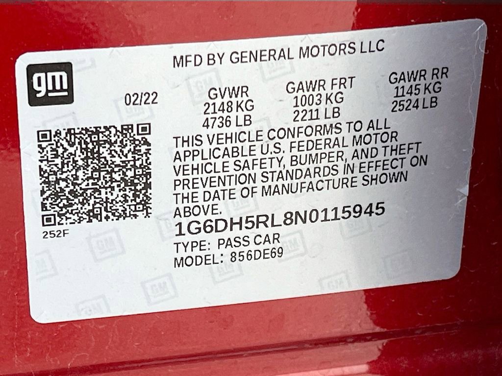 Used 2022 Cadillac CT4 V w/ Navigation Package image 34