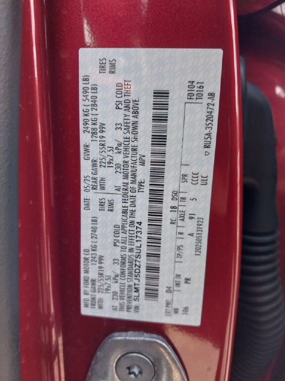 Used 2025 Lincoln Corsair Grand Touring w/ Equipment Group 301A image 35