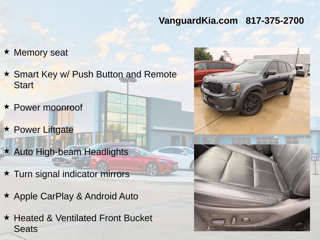 Certified 2022 Kia Telluride SX w/ Nightfall Edition Package AWD/4WD image 12