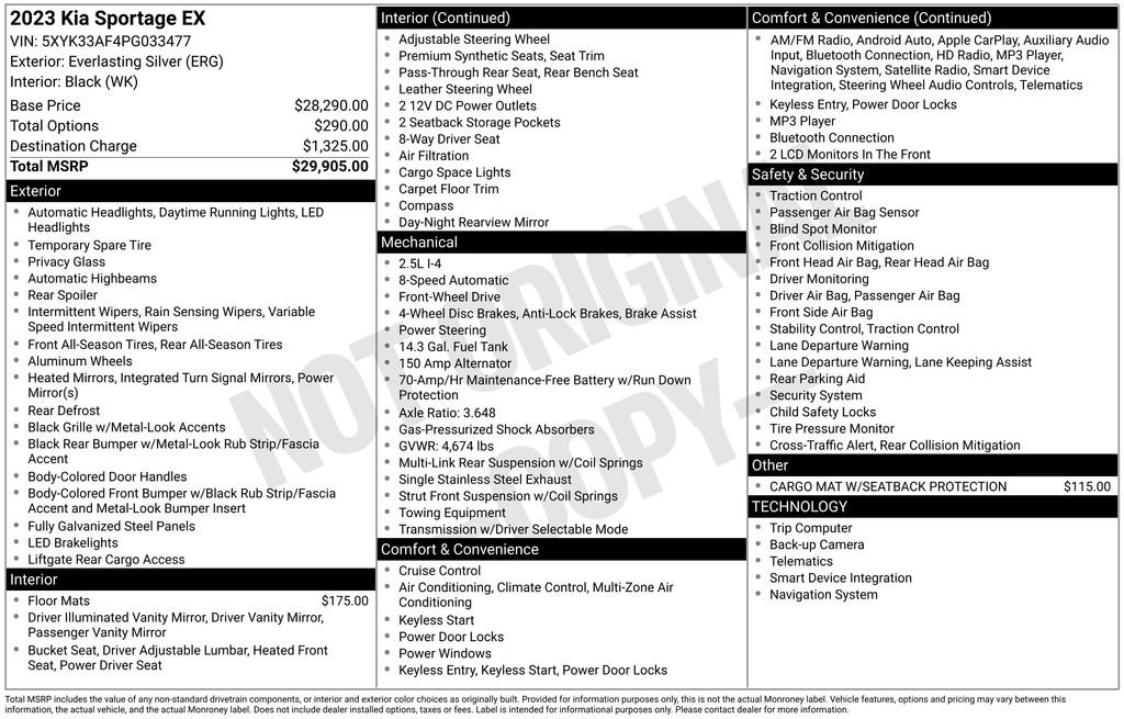 Used 2023 Kia Sportage EX image 5