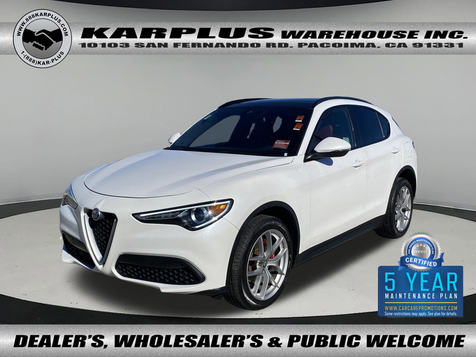 Used 2019 Alfa Romeo Stelvio Ti Sport w/ Quick Order Package 22S Sport video 1