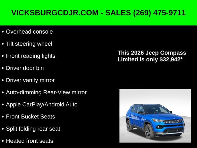 New 2026 Jeep Compass Limited image 27