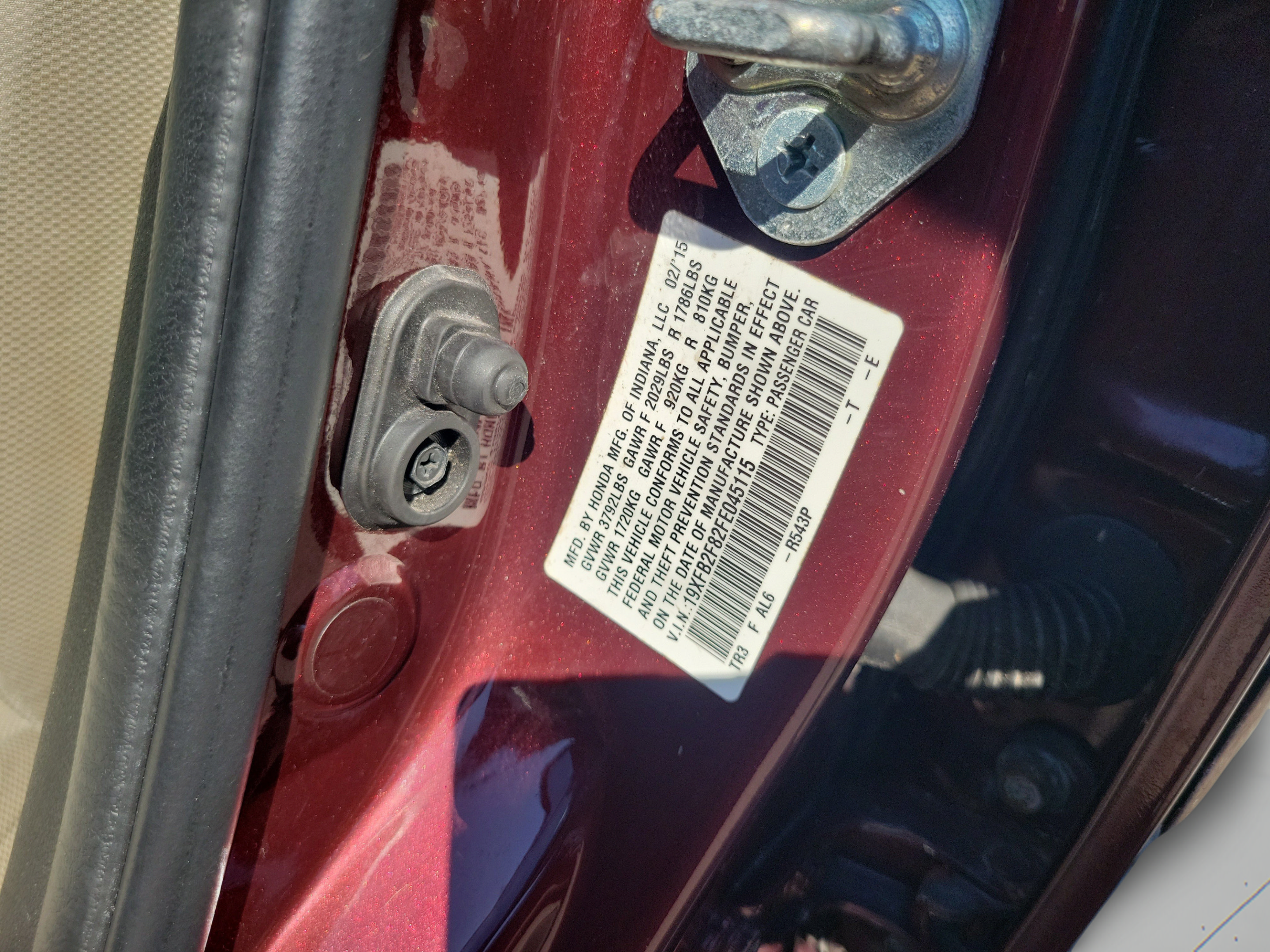 Used 2015 Honda Civic EX image 30