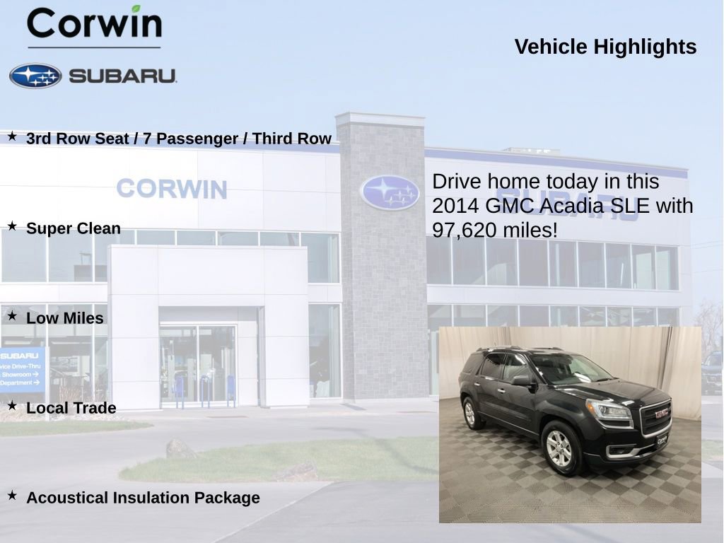 Used 2014 GMC Acadia SLE image 6