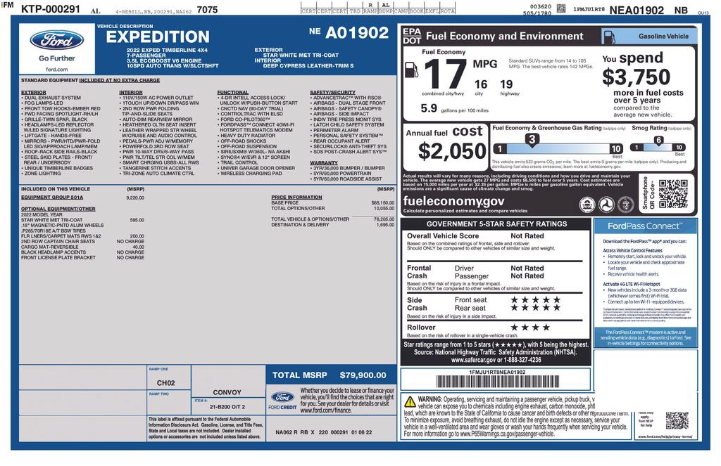 Used 2022 Ford Expedition Timberline AWD/4WD image 5