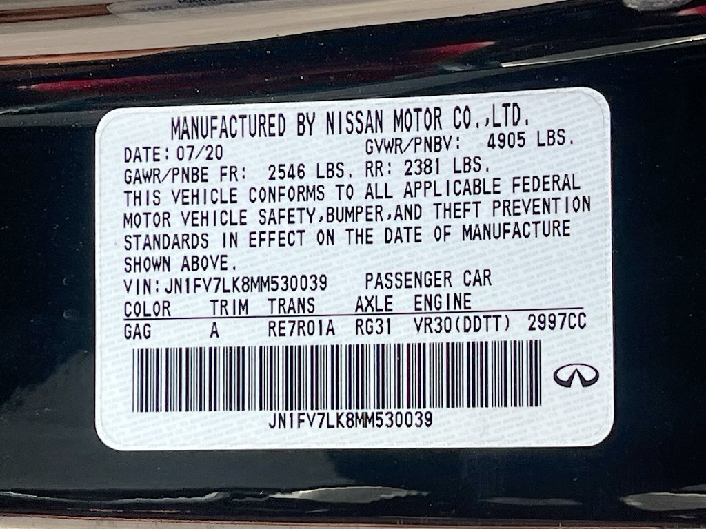 Used 2021 INFINITI Q60 Red Sport 400 w/ Proactive Package RWD image 33
