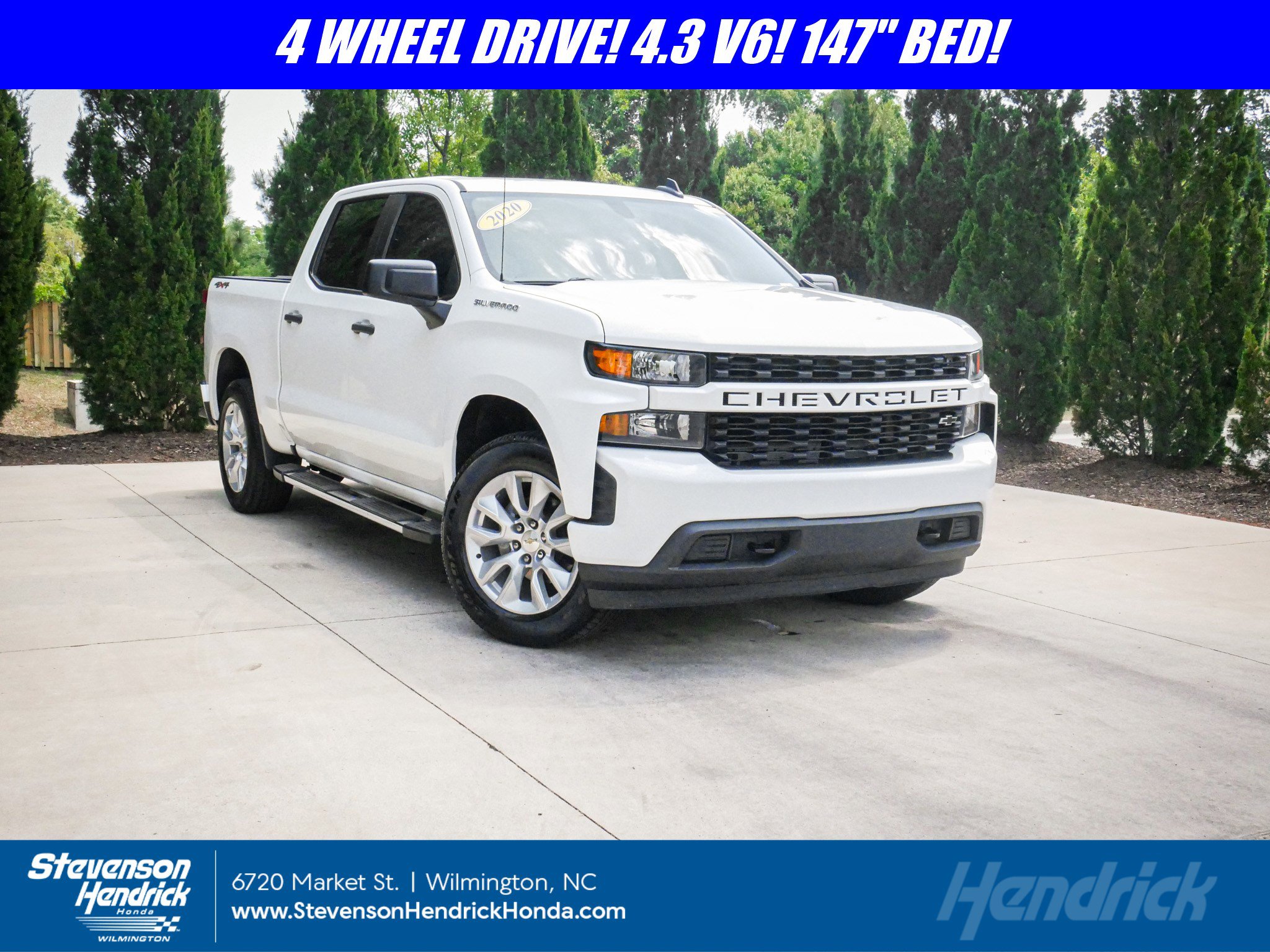 Used 2020 Chevrolet Silverado 1500 Custom w/ Custom Value Package AWD/4WD image 1