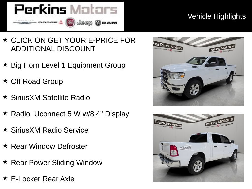 Used 2024 RAM 1500 Big Horn AWD/4WD image 7