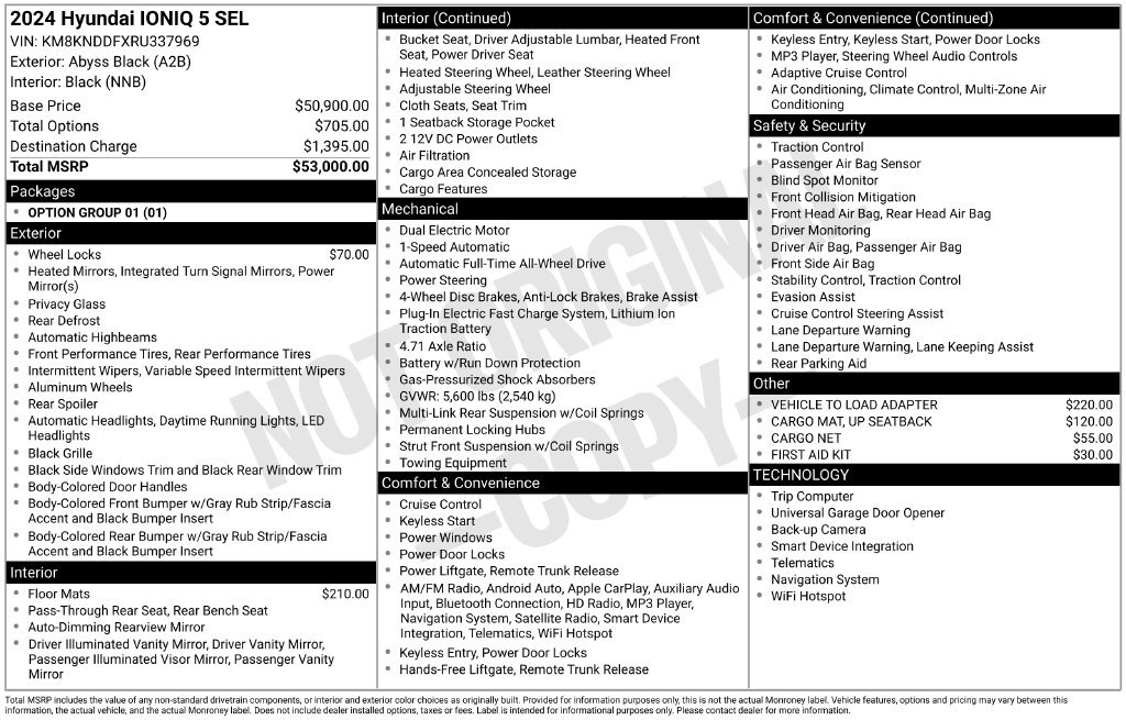 New 2024 Hyundai Ioniq 5 SEL AWD/4WD image 6