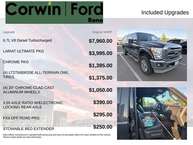 Used 2012 Ford F250 Lariat w/ Lariat Ultimate Pkg AWD/4WD image 8