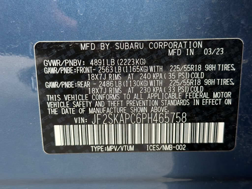 Certified 2023 Subaru Forester Limited AWD/4WD image 54