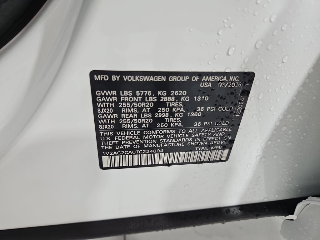 New 2026 Volkswagen Atlas Cross Sport SEL R-Line AWD/4WD image 27