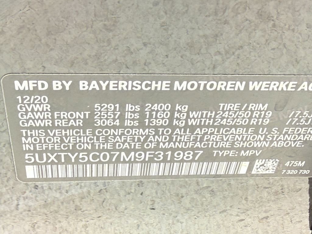 Used 2021 BMW X3 xDrive30i w/ Executive Package AWD/4WD image 31