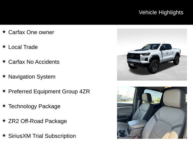 Certified 2025 Chevrolet Colorado ZR2 w/ Technology Package AWD/4WD image 8