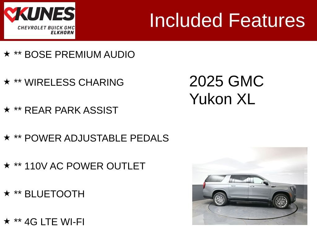 Used 2025 GMC Yukon XL Denali AWD/4WD image 3