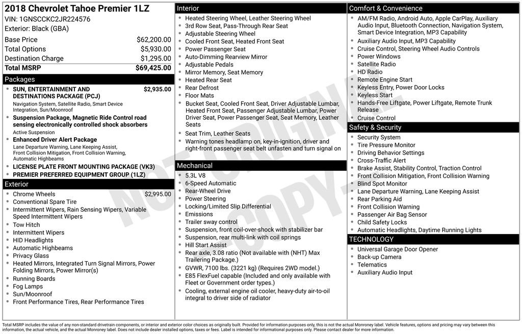 Used 2018 Chevrolet Tahoe Premier image 38