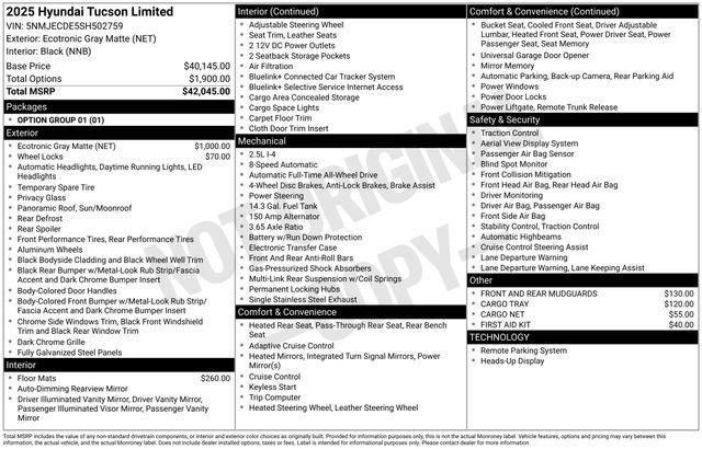 New 2025 Hyundai Tucson Limited image 4