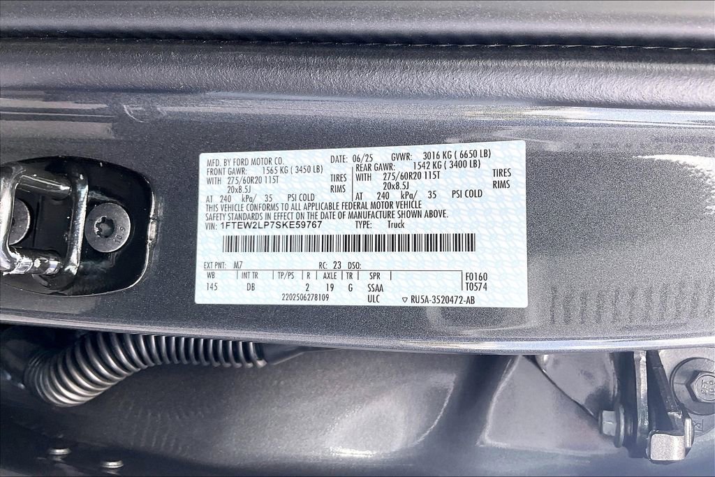 New 2025 Ford F150 STX w/ Equipment Group 200A image 13