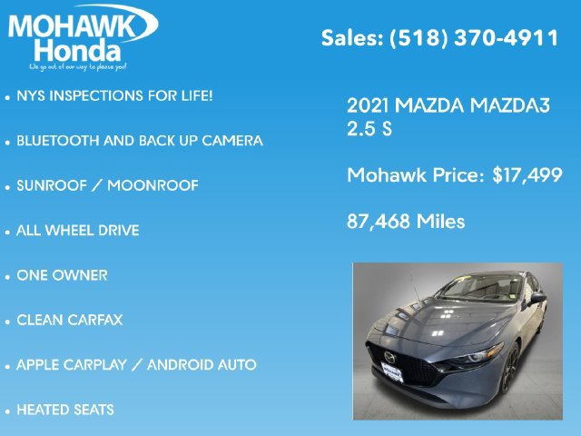 Used 2021 MAZDA MAZDA3 s AWD/4WD image 7
