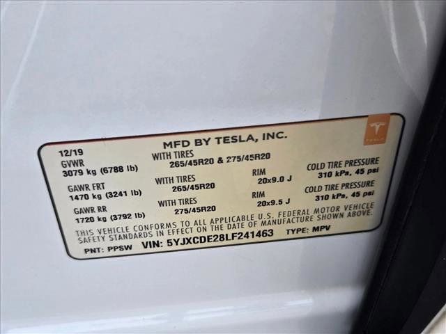 Used 2020 Tesla Model X Long Range AWD/4WD image 25