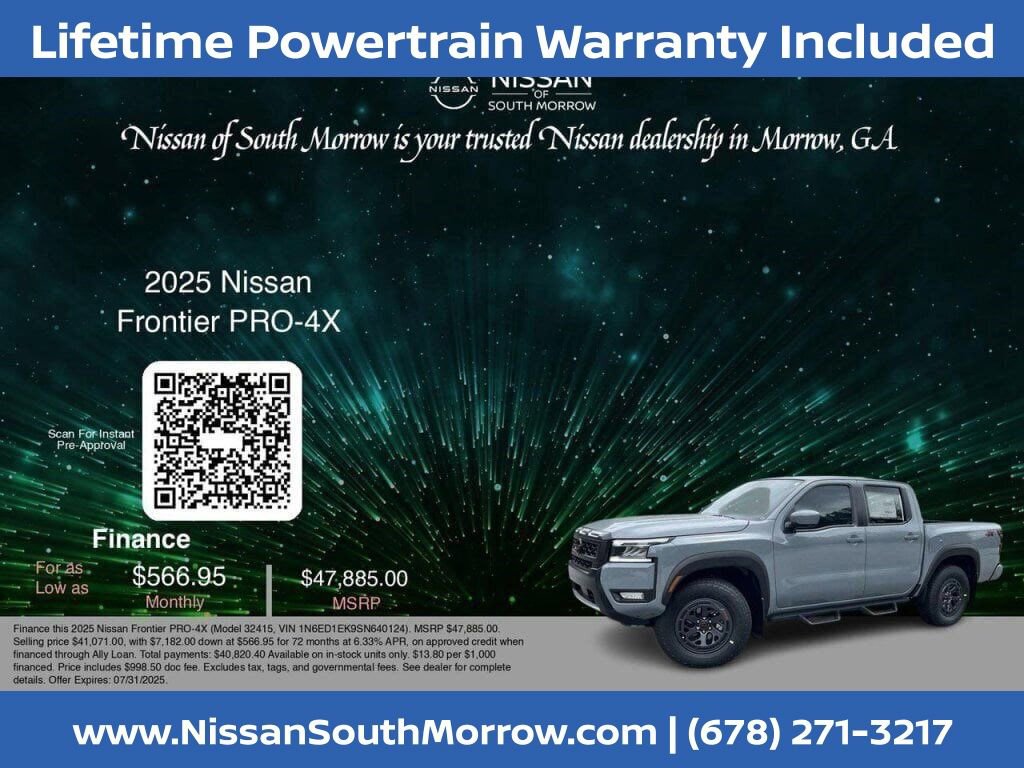 New 2025 Nissan Frontier PRO-4X w/ Pro Convenience Package image 5