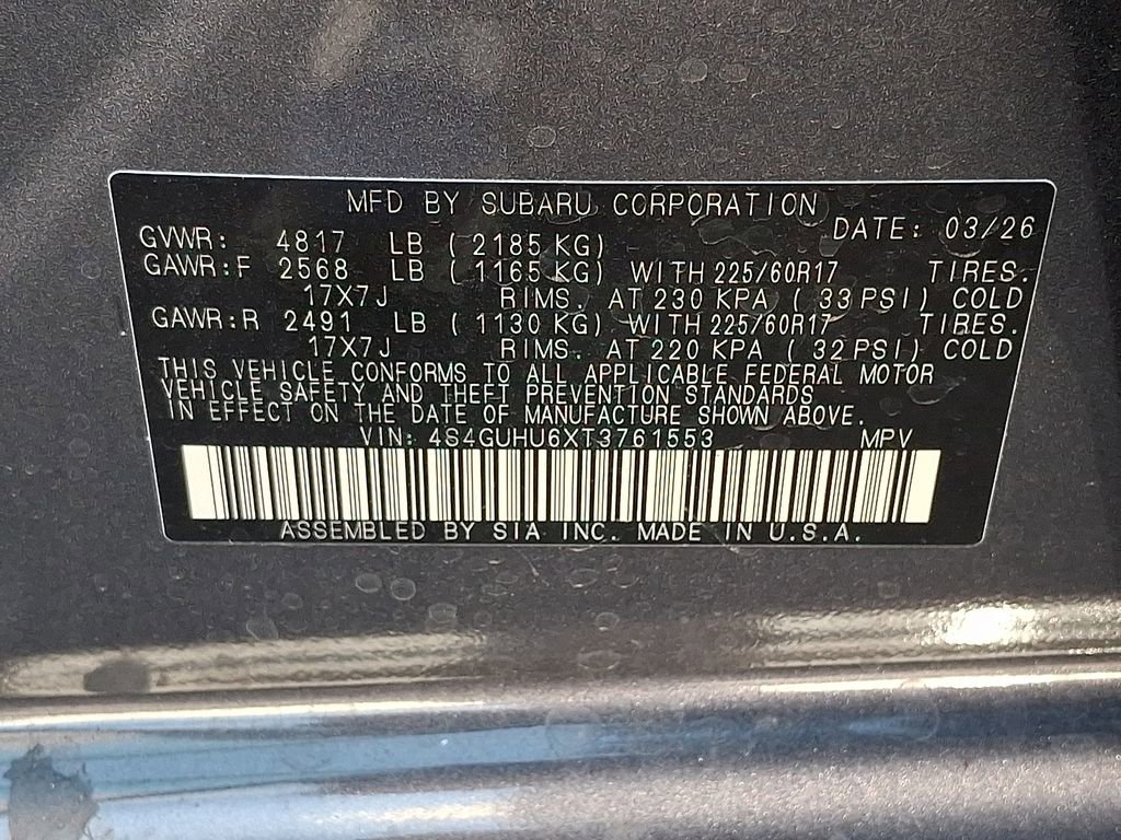 New 2026 Subaru Crosstrek 2.5i Wilderness AWD/4WD image 22