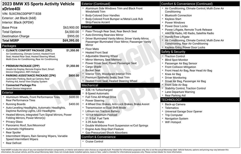 Used 2023 BMW X5 xDrive40i image 6