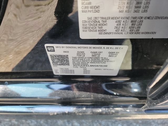 Used 2022 GMC Sierra 1500 AT4X AWD/4WD image 11