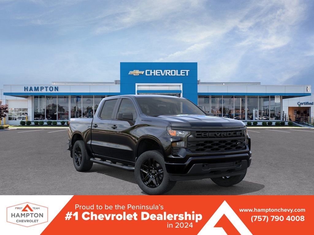 New 2026 Chevrolet Silverado 1500 Custom w/ Turbomax Blackout Package