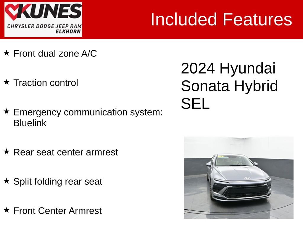 Used 2024 Hyundai Sonata SEL image 3