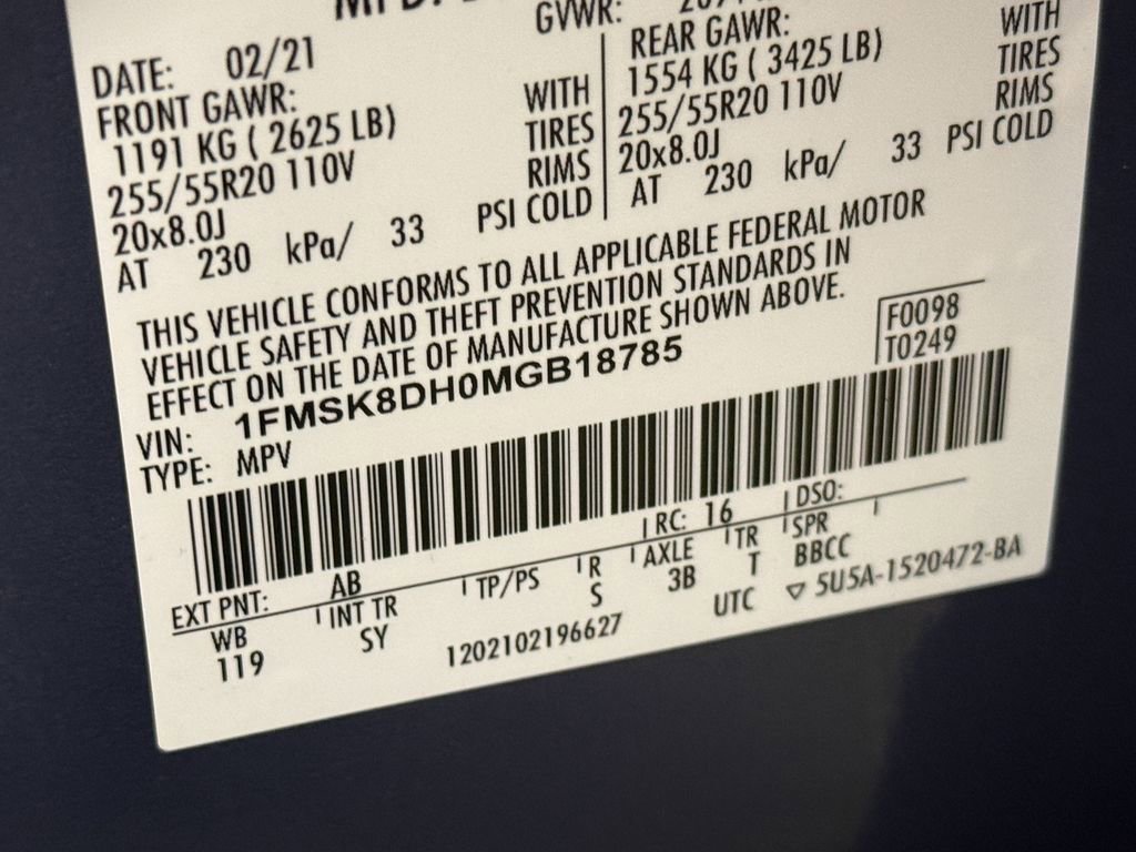 Used 2021 Ford Explorer XLT w/ Equipment Group 202A image 50