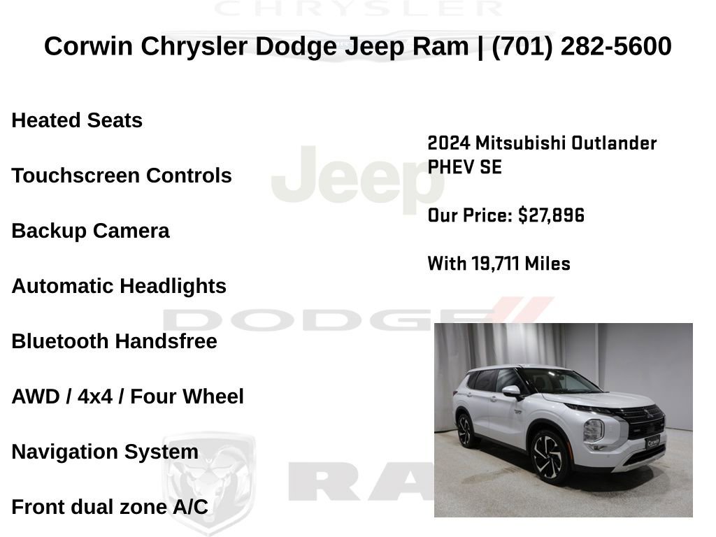 Used 2024 Mitsubishi Outlander SEL AWD/4WD image 6