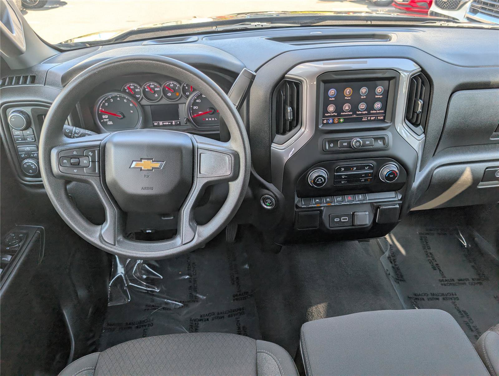 Used 2024 Chevrolet Silverado 1500 Custom w/ Turbomax Blackout Package AWD/4WD image 16