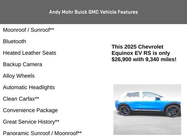 Used 2025 Chevrolet Equinox EV RS image 4