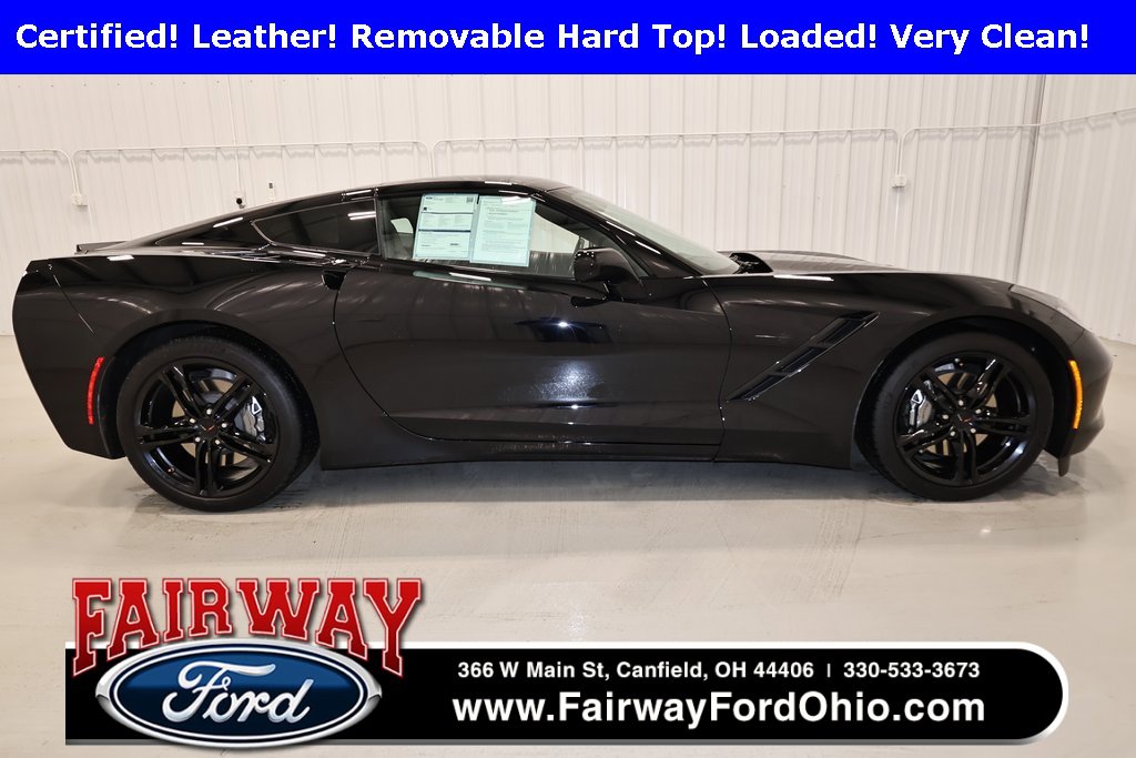 Used 2017 Chevrolet Corvette Stingray Coupe w/ Carbon Flash Badge Package
