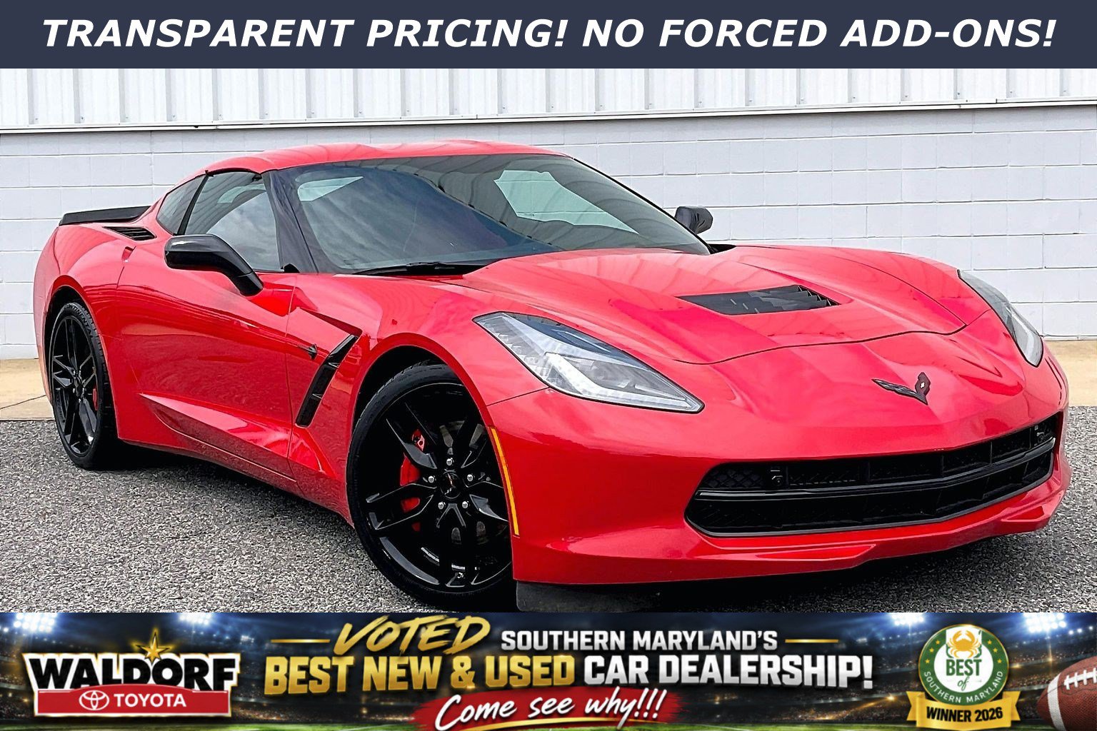 Used 2016 Chevrolet Corvette Stingray Coupe w/ 2LT Preferred Equipment Group