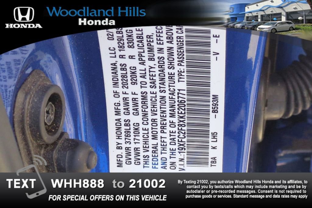 Used 2019 Honda Civic Sport image 26