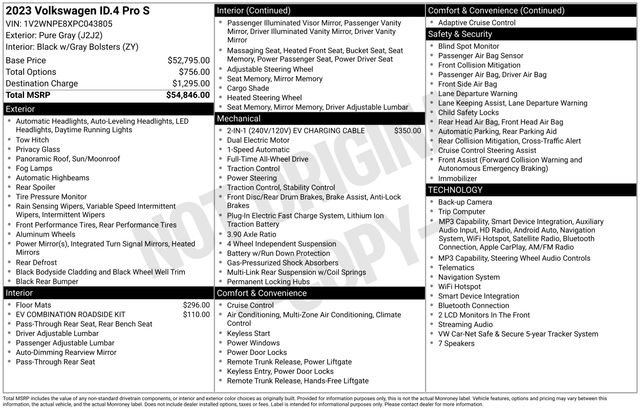 Certified 2023 Volkswagen ID.4 Pro S AWD/4WD image 35