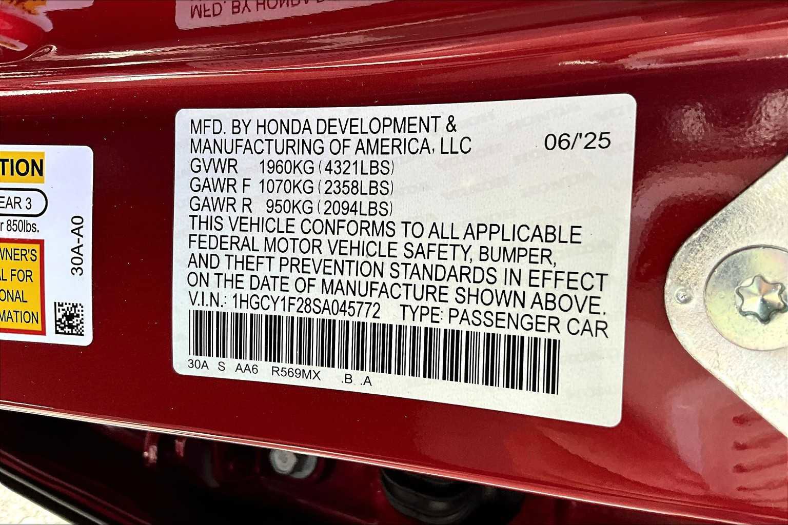 New 2025 Honda Accord LX image 18